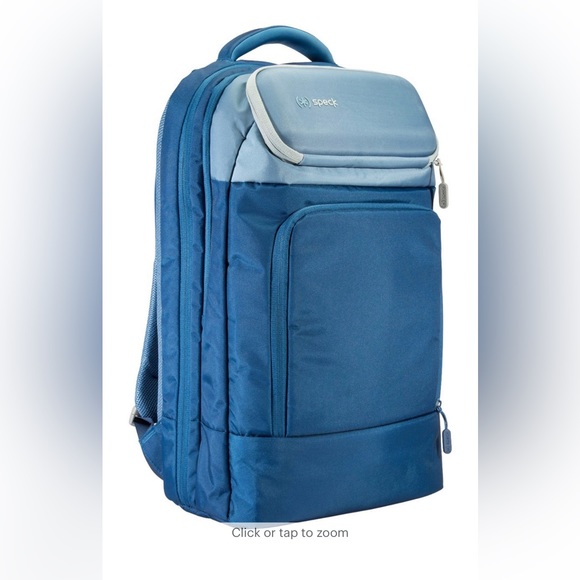 Speck Blue Backpack with Water-Resistant Fabric and Modern Design - Picture 1 of 12
